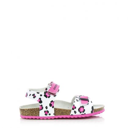 Сандали Момичета GEOX - J258MD 00402 J ADRIEL GIRL WHITE/FUCHSIA