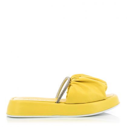 Дамски Равни Чехли DONNA STYLE - 252-26006 R184 LIGHT YELLOW R184