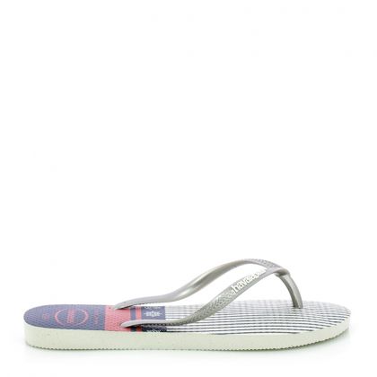 Дамски Плажни Чехли HAVAIANAS - 4137125  WHITE/SILVER