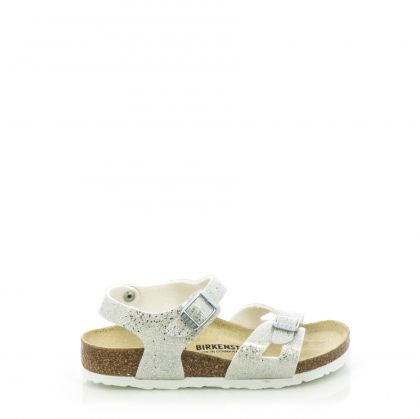 Детски сандали момиче BIRKENSTOCK - 1022240 RIO COSMIC SPARKLE WHITE