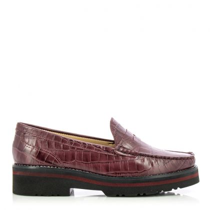 Дамски Лоуфър WIRTH - 50564 CROCO CR 7183 MERLOT