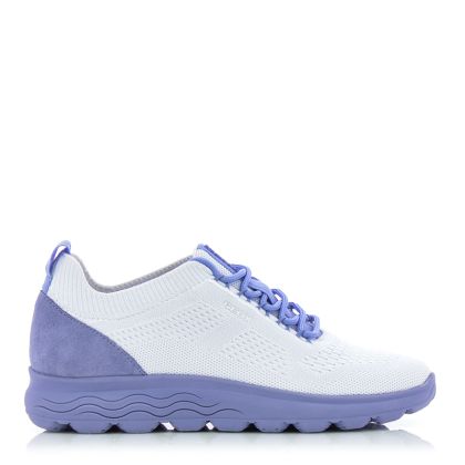 Дамски Сникърс GEOX - D15NUA C1Q8X D SPHERICA OFF WHITE/LT VIOLET