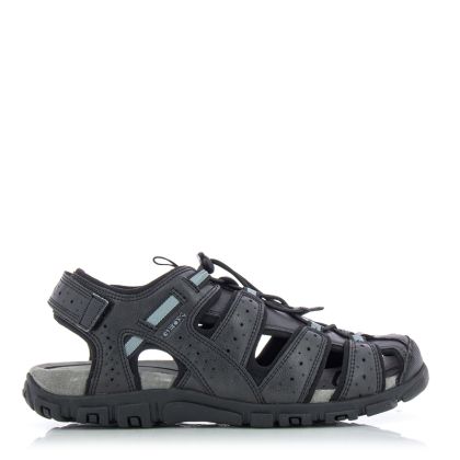 -U6224B C9999 U SANDAL STRADA BLACK