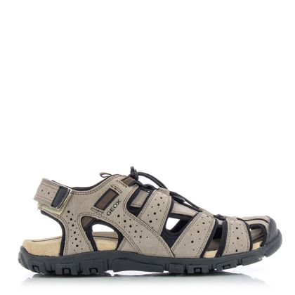 Мъжки Спортни Сандали GEOX - U6224B C6088 U SANDAL STRADA TAUPE/BLACK