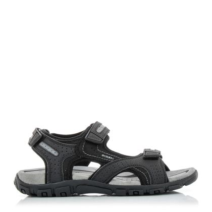 -U8224D C9310 U SANDAL STRADA BLACK/STONE