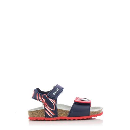 Сандали Момчета GEOX - B152QC C4075 B SANDAL CHALKI BOY DK NAVY/RED