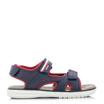 Сандали Момчета GEOX - J35DRC C0735 J SANDAL MARATEA BOY NAVY/RED