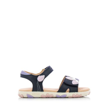 Сандали Момичета GEOX - J358ZA C0694 J SANDAL HAITI GIRL NAVY/PINK