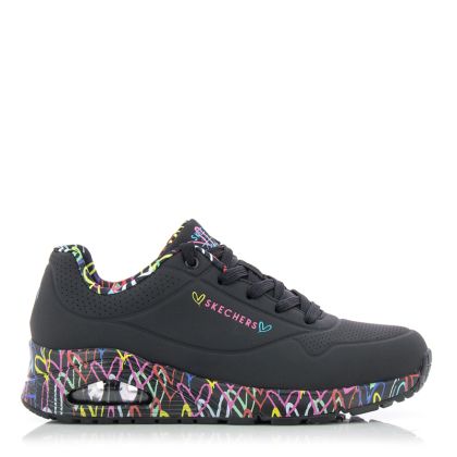 Дамски Сникърс  SKECHERS - 155506 BBK UNO - LOVING LOVE