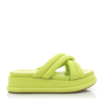 Women`s Flat Slippers TAMARIS-1-1-27208-20 740  LIME