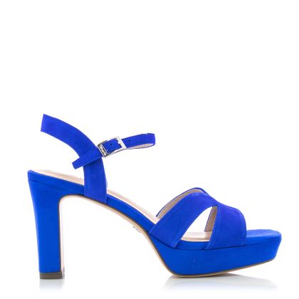 Woman`s Heeled Sandals TAMARIS-1-1-28309-20 187  ROYAL BLUE