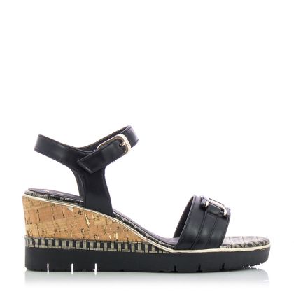 Women`s Sandals On Platform TAMARIS-1-1-28702-20 001  BLACK