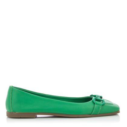 Women`s Ballerinas CARLO FABIANI-M.23030 ZB  R548 GREEN