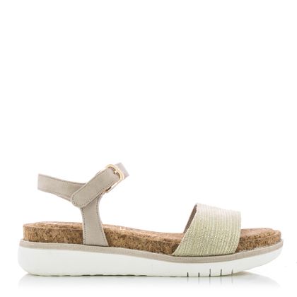 Women`s Sandals On Platform TAMARIS-1-1-28718-20 402  BEIGE COMB