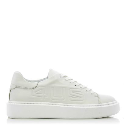 Women`s Skeakers CESARE PACIOTTI 4US-CARRIE-300 -NAPPA BIANCO