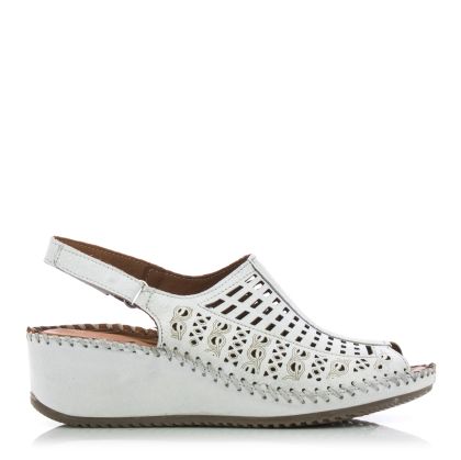 Women`s Sandals On Platform VERONELLA-128.21  R05 OFF WHITE