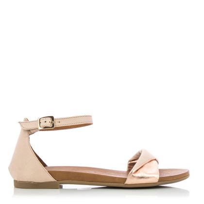 Women`s Flat Sandals SHERLOCK SOON-020764  CAMEO/ROSE GOLD