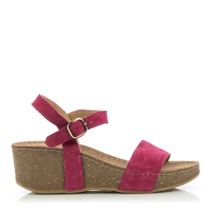 Women`s Sandals On Platform COCONUT-184.1989  BEAD SUED