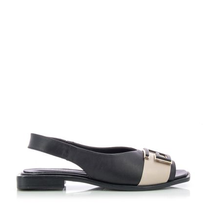 Women`s Flat Sandals CARLO FABIANI-370.387  R01 BLACK