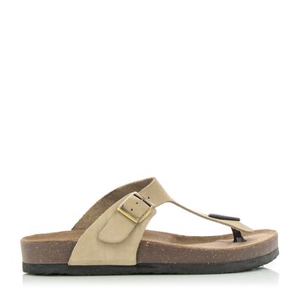 Women`s Slippers Comfort COCONUT-1339  BEIGE NUBUCK