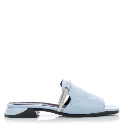 Women`s Flat Slippers CARLO FABIANI-040.310  R068 SKY