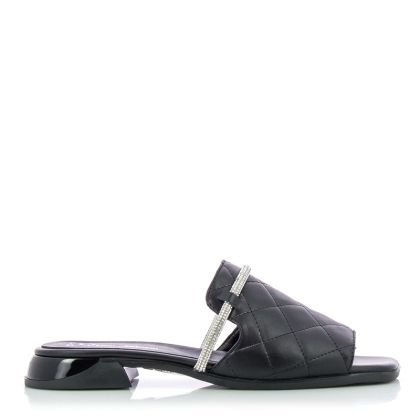 Women`s Flat Slippers CARLO FABIANI-040.310  BLACK