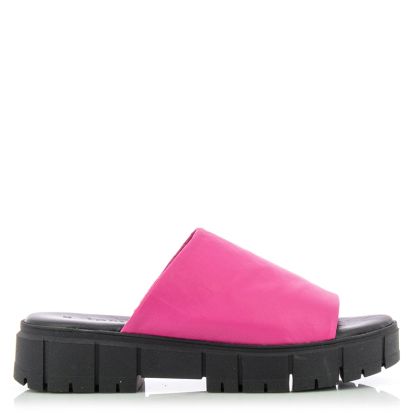 Women`s Flat Slippers TAMARIS-1-1-27252-20 519  FUXIA/BLACK