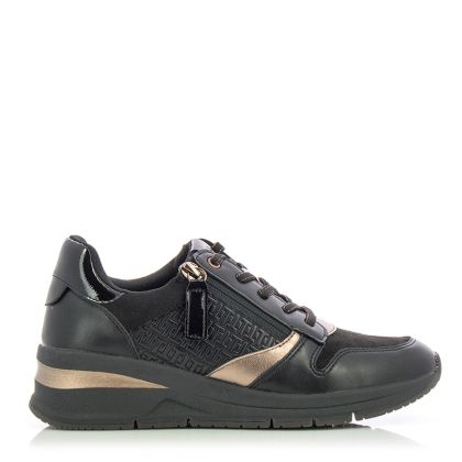 Women`s Sneakers TAMARIS-1-1-23702-21  BLACK/COPPER