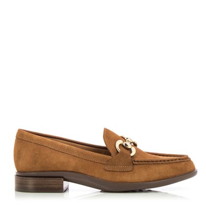 Women`s Loafer WIRTH-63008 TOWN NOBUCK ITALO COGNAC