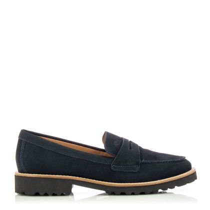 Women`s Moccasins WIRTH-14352 KAMIK NOBUCK ITALO ELBA BLUE