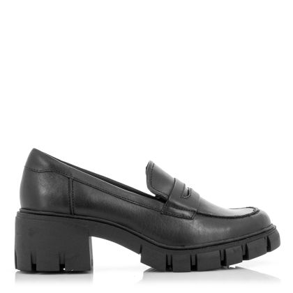 Women`s Loafer TAMARIS-1-1-24439-21  BLACK LEATHER