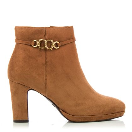 Women`s Boots On TAMARIS-1-25349-41 305 COGNAC