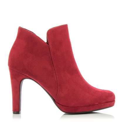 Women`s Boots On TAMARIS-1-1-25316-21  CHERRY