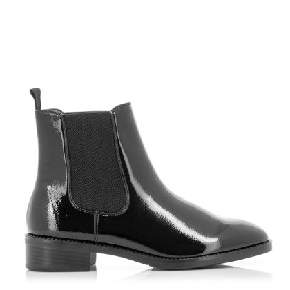 Дамски Равни Боти  TAMARIS - 1-1-25340-21  BLACK PATENT