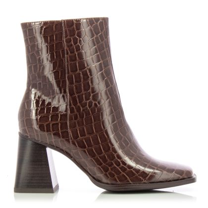 Women`s Boots On TAMARIS-1-1-25328-21  BROWN CROCO