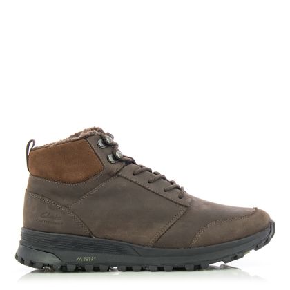 Men`s Sport Ankle Boots CLARKS-26168374 ATL TREK UP WP BROWN WLINED