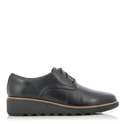 Дамски Ежедневни  CLARKS - 26175416 SHARON RAE BLACK LEATHER