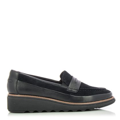 Дамски Обувки На Платформа  CLARKS - 26174416 SHARON ASTER BLACK COMBI