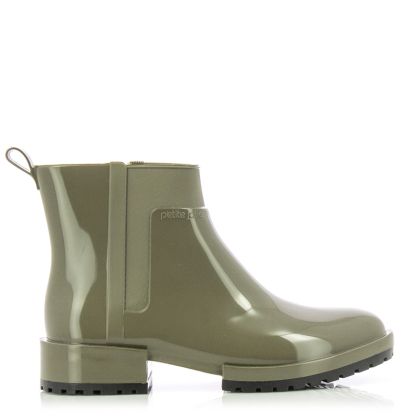 Women`s Rubber Boots PETITE JOLIE-PJ6649 J-LASTIC  OLIVE/BLACK