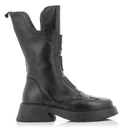 Women`s Boots CARLO FABIANI-99 CRAZY HI BLACK