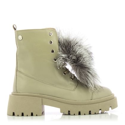 Women`s Boots CARLO FABIANI-28105 PELICA IVORY FUR