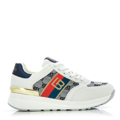 Women`s Sneakers LAURA BIAGIOTTI-8007 -WHITE/NAVY