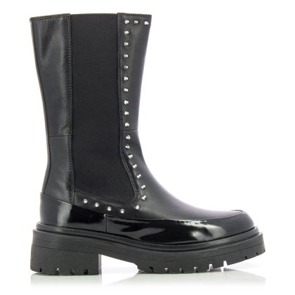 Women`s Boots APEPAZZA-F2COMBAT36/LEA CASSIDY-BLACK