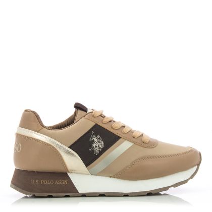 Women`s Sneakers U.S. POLO-NOBIW002W/BNY4 -BEIGE