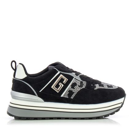 Women`s Sneakers Gold&Gold-GB143 -NERO