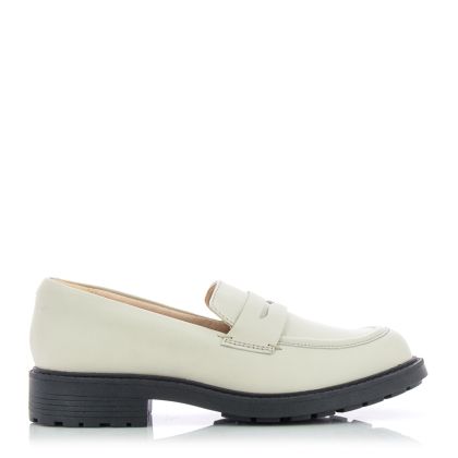 Дамски Лоуфър  CLARKS - 26177778 ORINOCO2 PENNY IVORY LEATHER