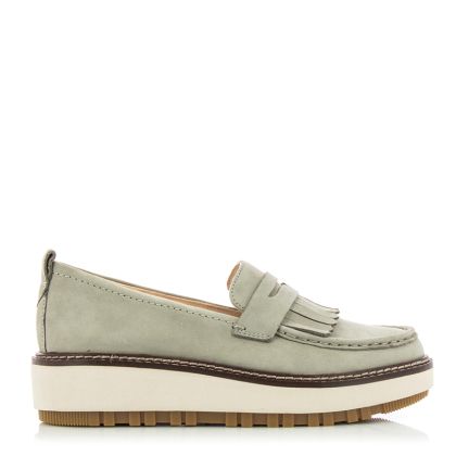 Women`s Loafer CLARKS-26176640 ORIANNAWLOAFER STONE NUBUCK