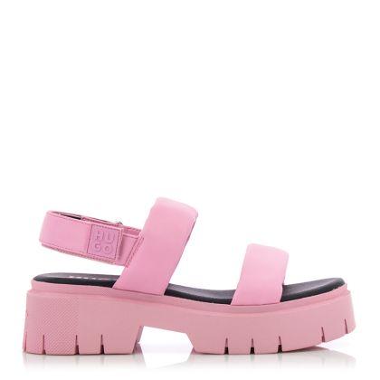 Women`s Flat Sandals HUGO-50517374 KRISSANDAL_  MEDIUM PINK