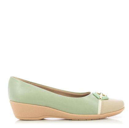 Women`s Platform Shoes PICCADILLY-143205 MENTA/OFF WHITE