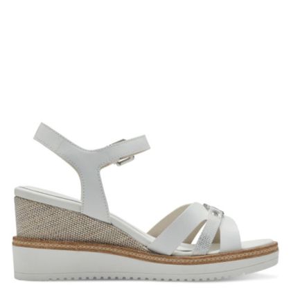 Women`s Platform Sandals TAMARIS-1-28010-42-100 WHITE